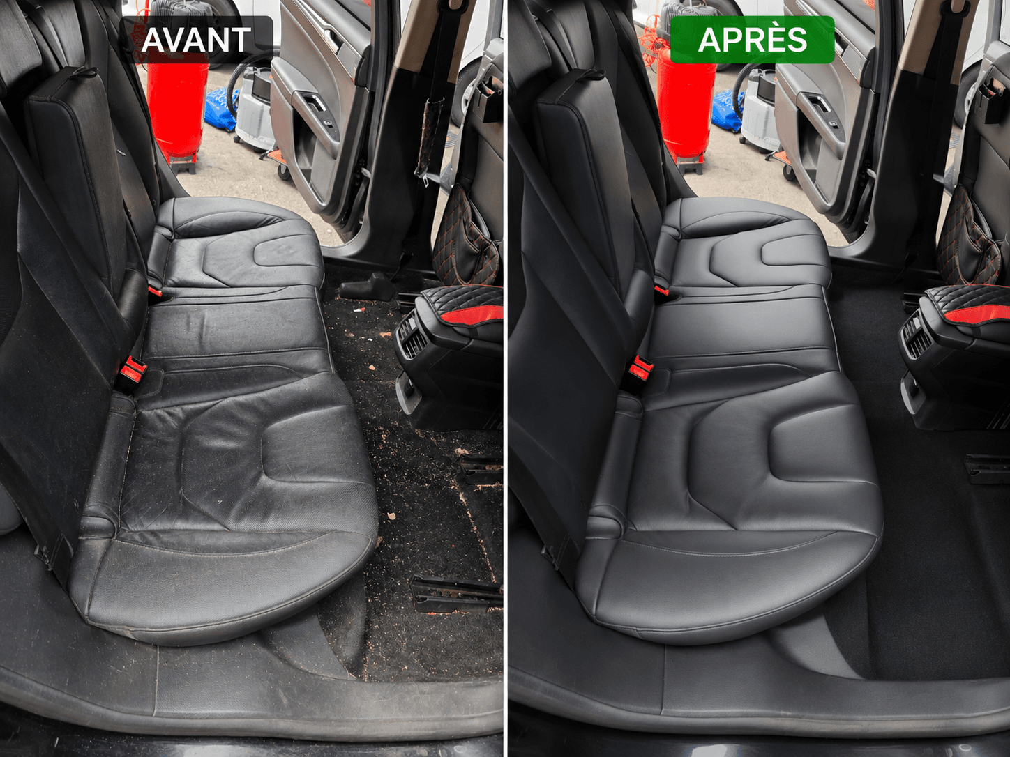Sièges cuir arrière